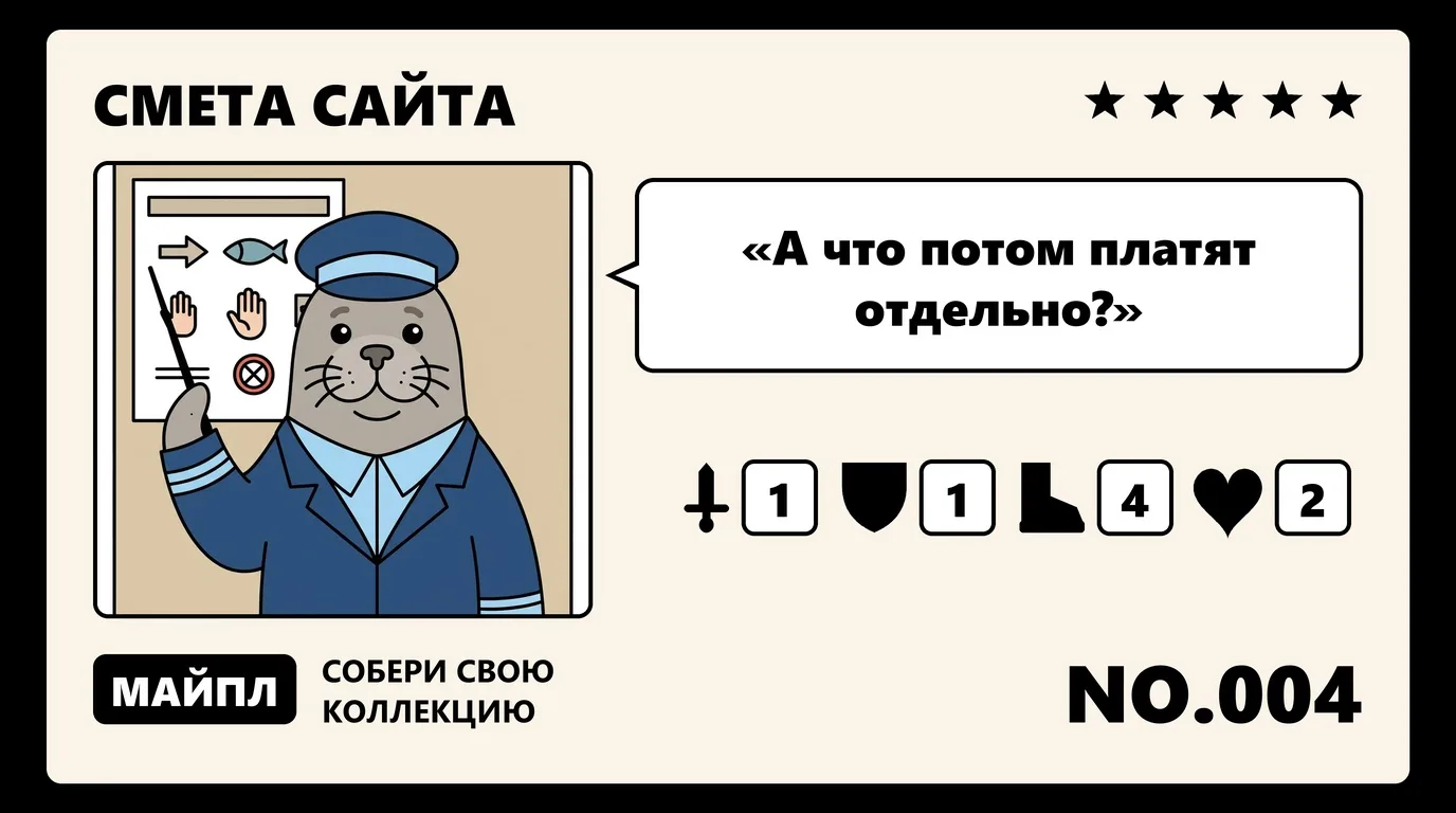 Что не входит в сайт под ключ
