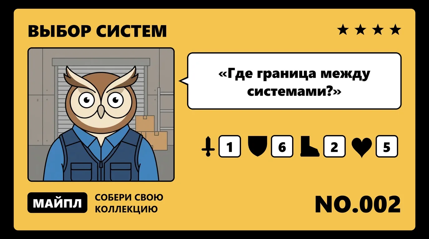 Что делает каждая система и чего не делает
