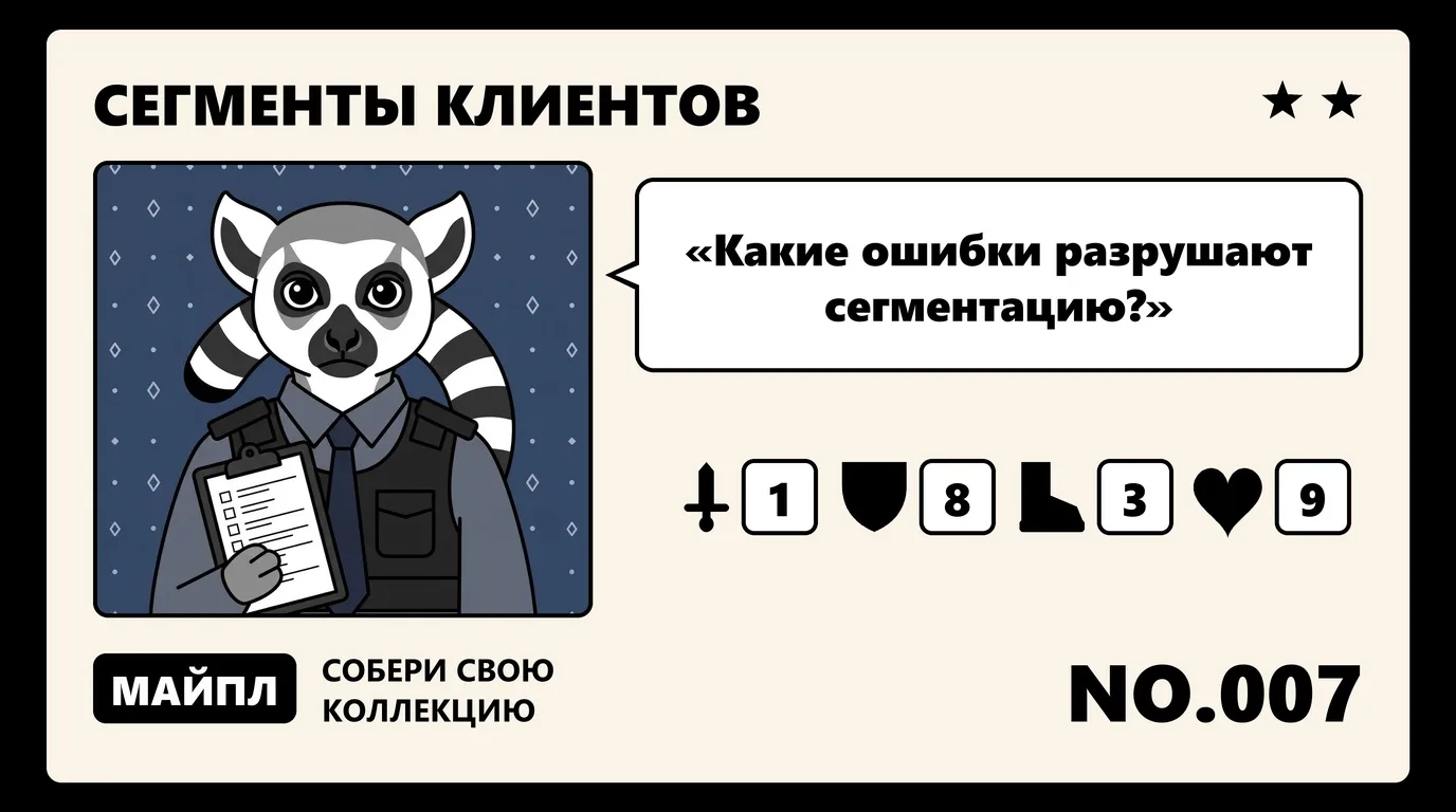 Пять ошибок при сегментации базы