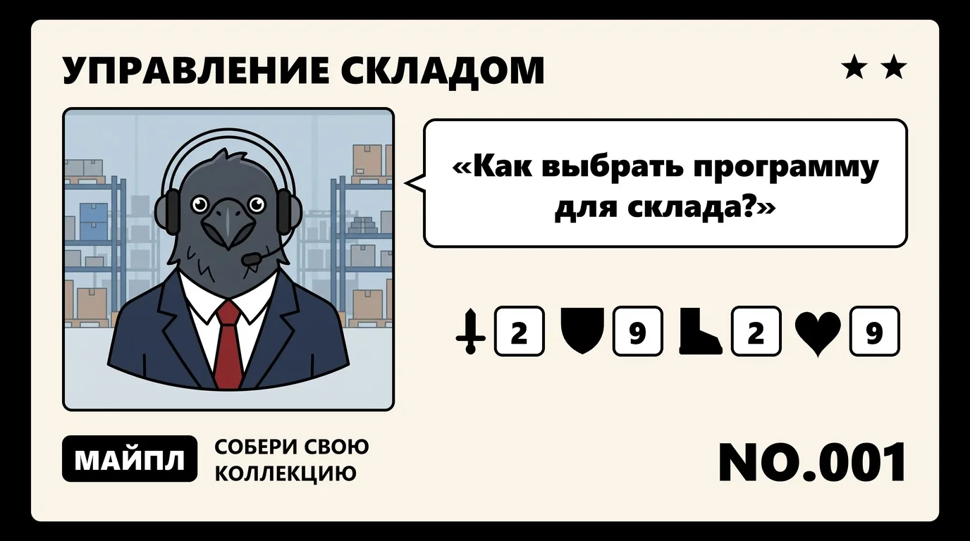 Складская программа: 5 классов и цена владения