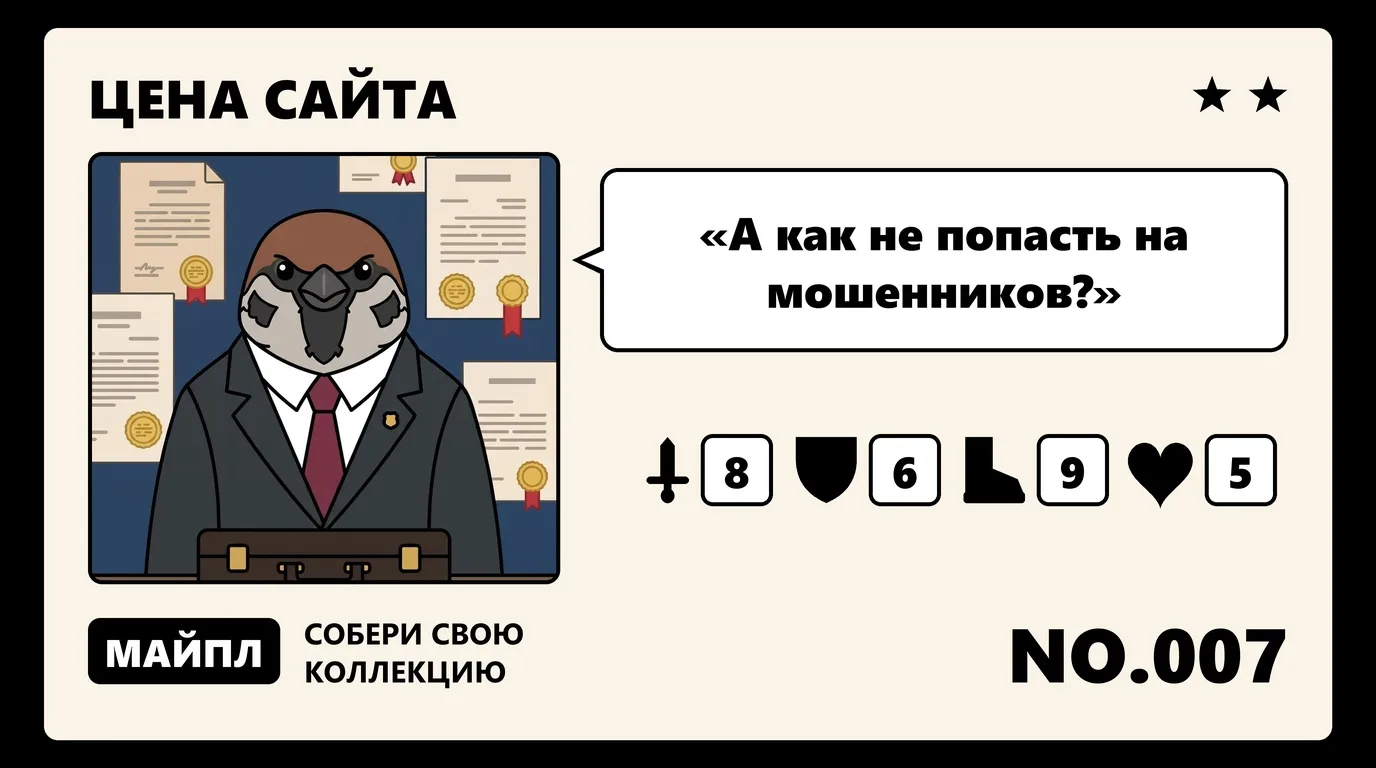 Схемы обмана при покупке сайта
