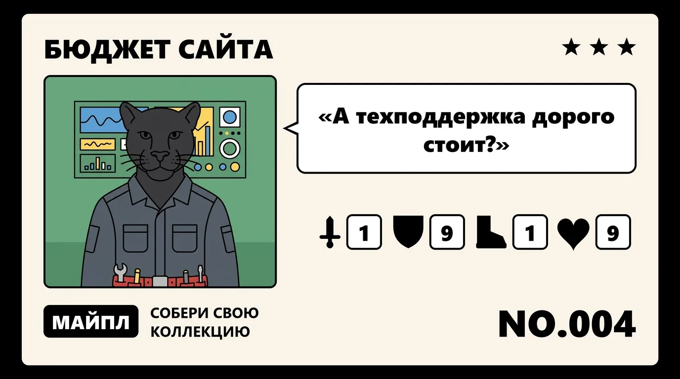 Сколько стоит техподдержка сайта в месяц