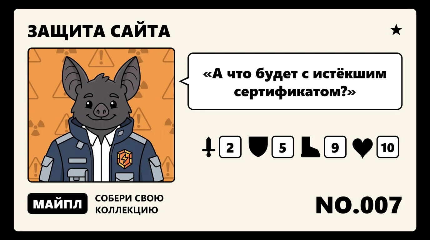 Что будет, когда сертификат истек