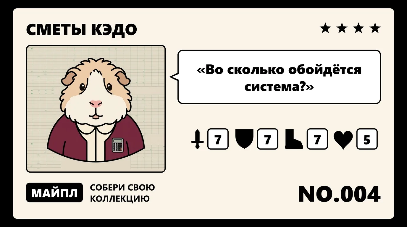 Расчет стоимости на 3 года