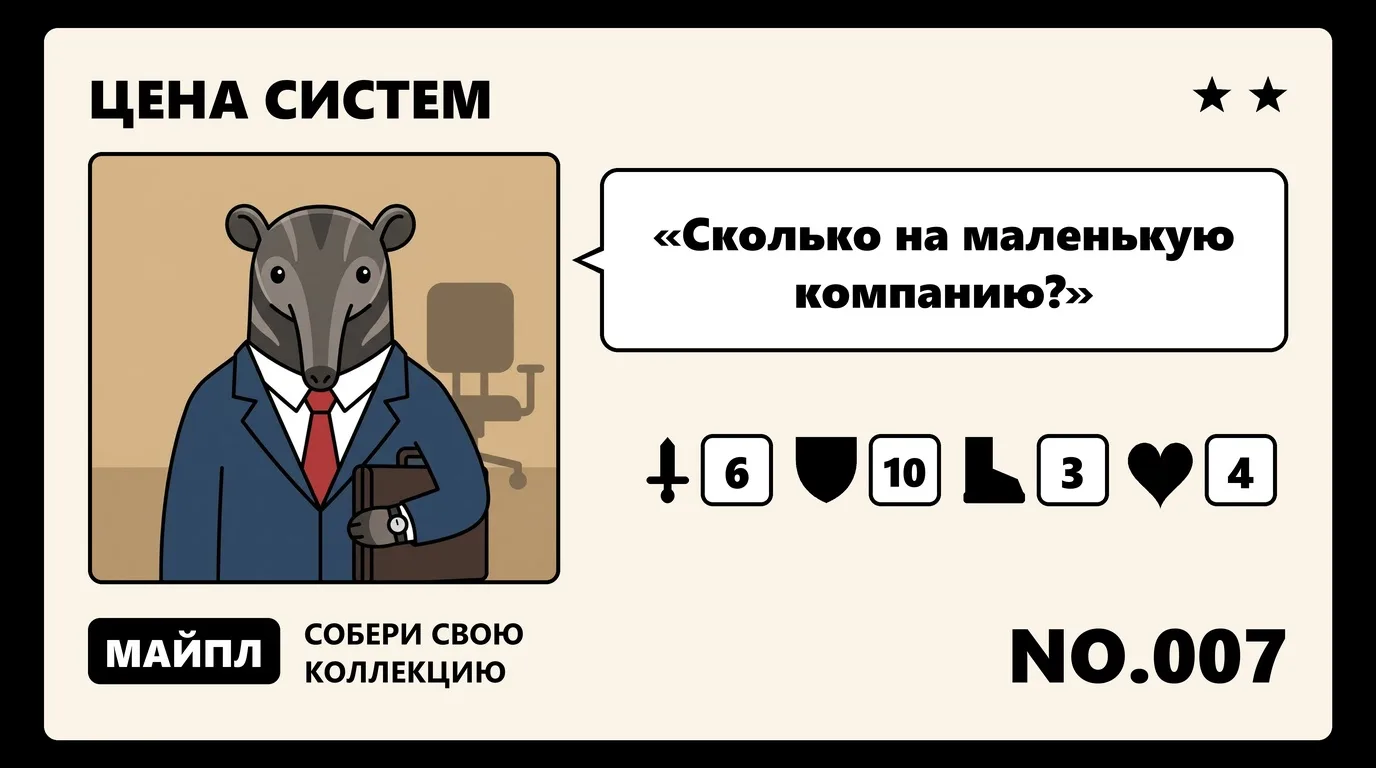Три сметы на 30, 100 и 300 пользователей