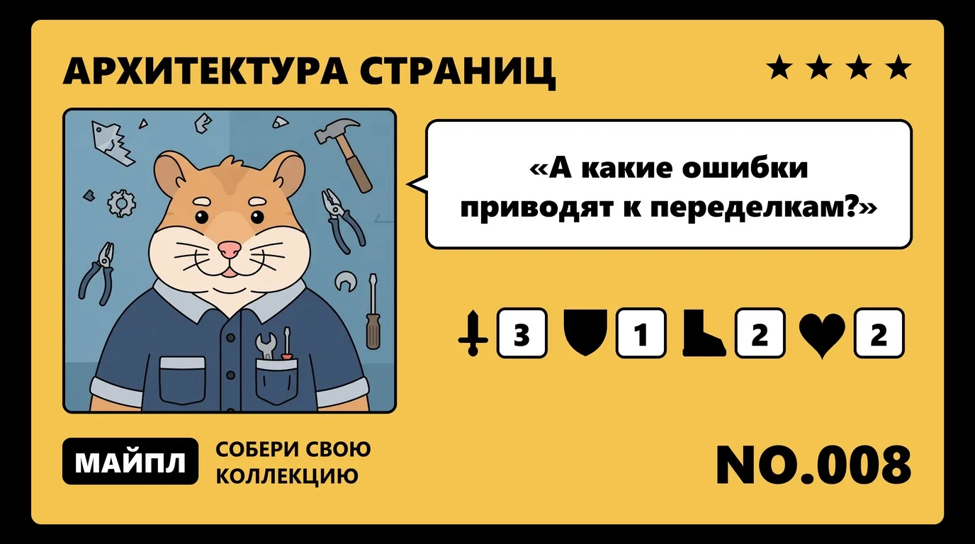 Пять ошибок, из-за которых сайт переделывают