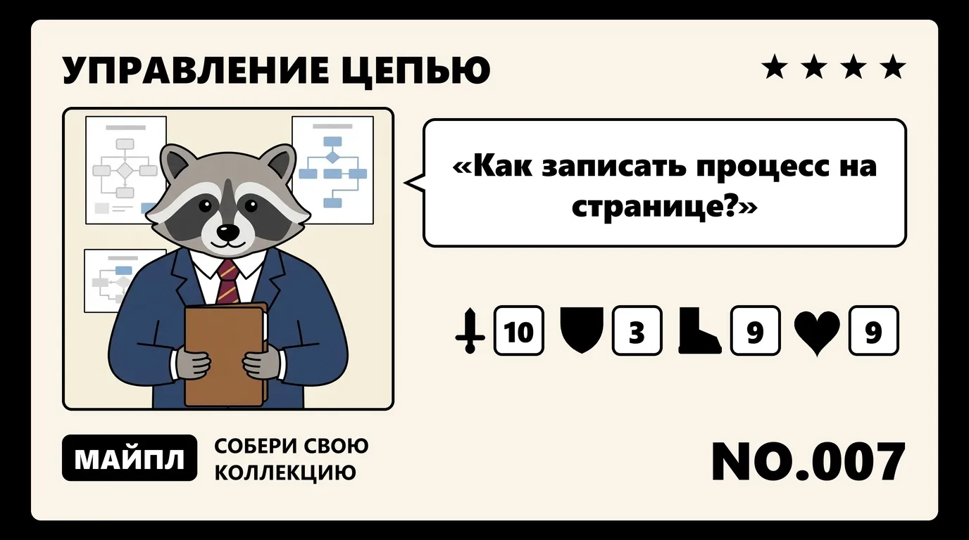 Шаблон описания процессов на один лист