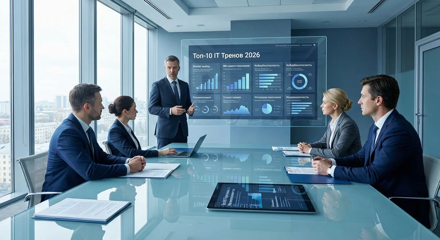 Топ-10 IT трендов на 2026: что влияет на выбор технологий прямо сейчас