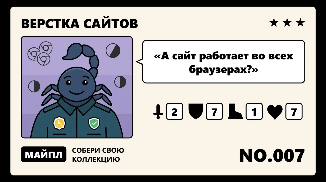 Валидная верстка, кроссбраузерность и доступность