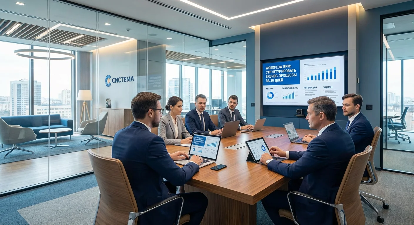 Workflow и BPM: как структурировать бизнес-процессы за 30 дней