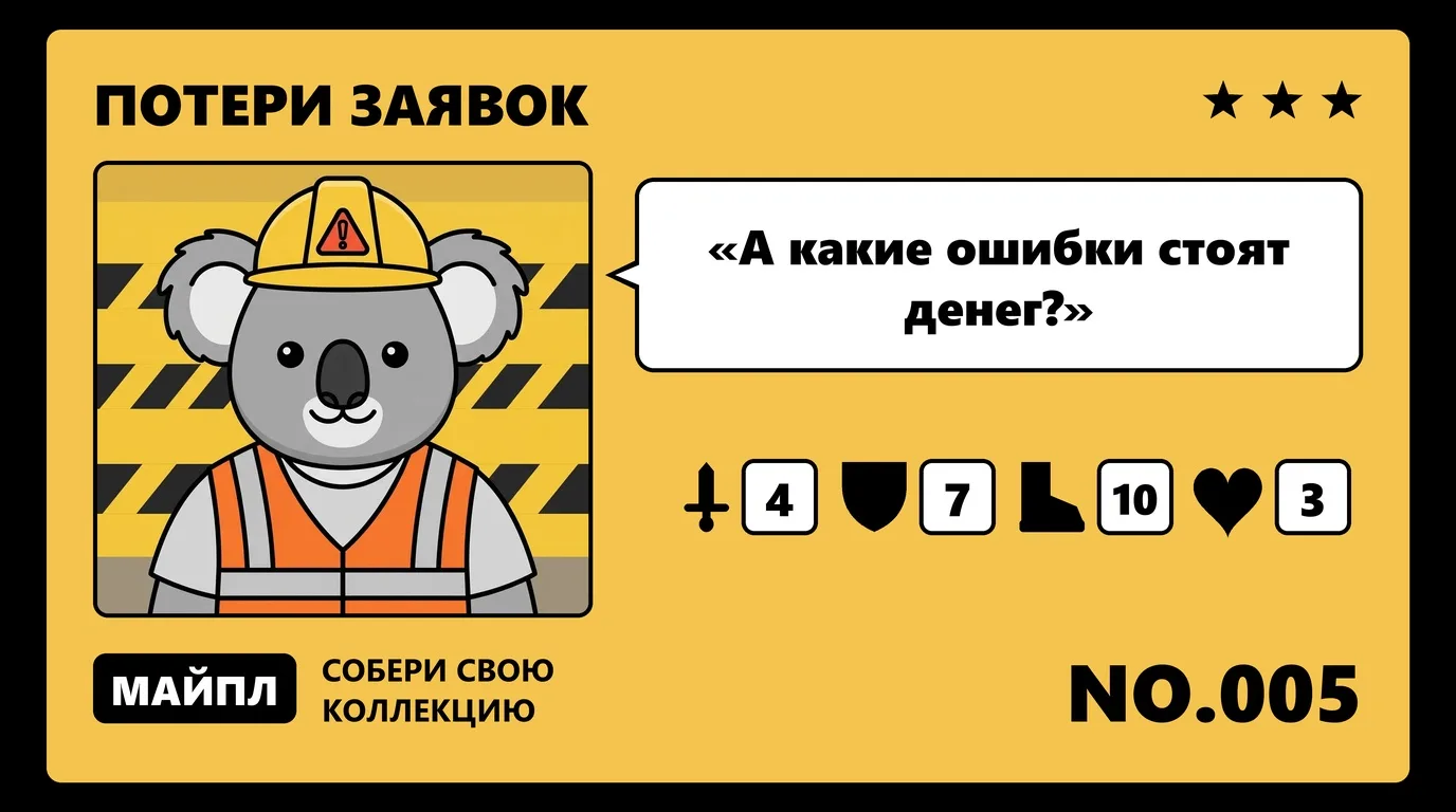 Пять ошибок, которые съедают заявки