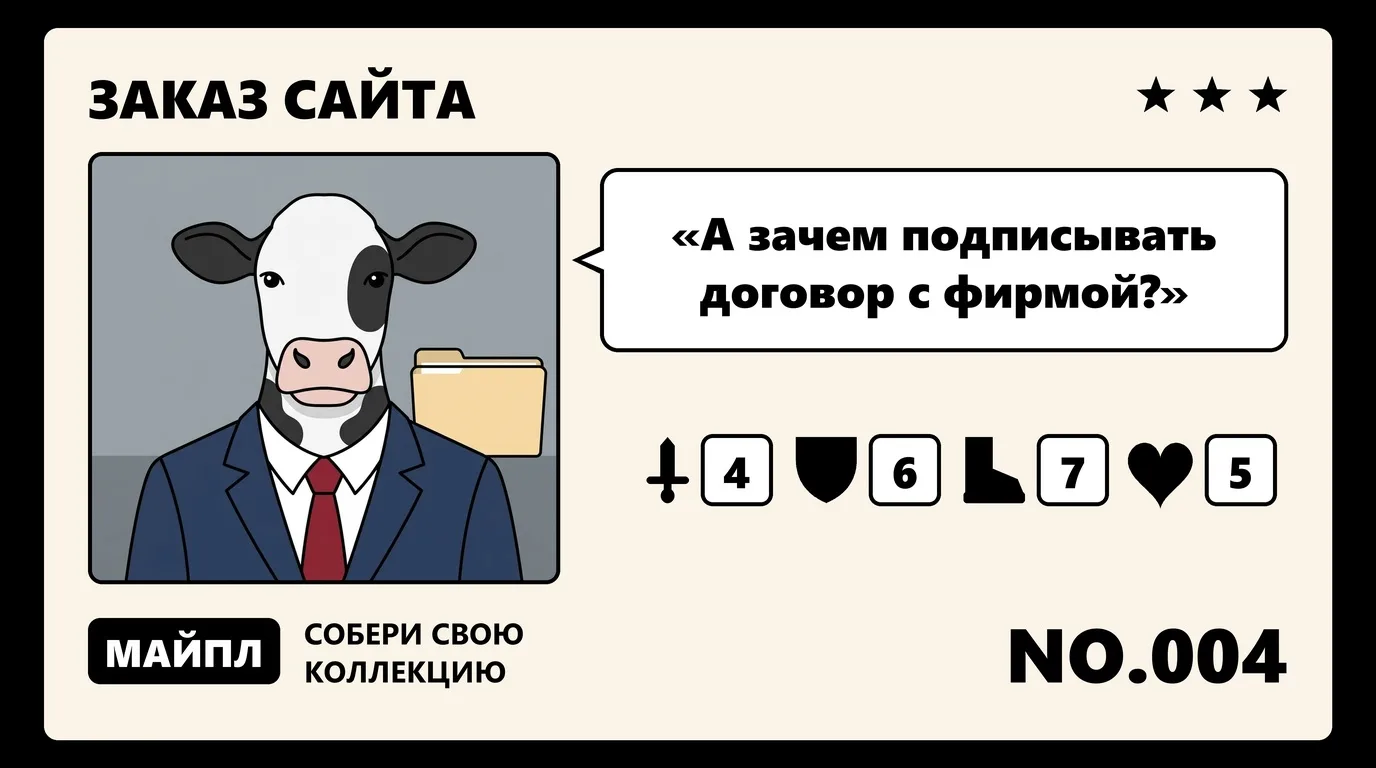 Договор, ТЗ и прототип до макета