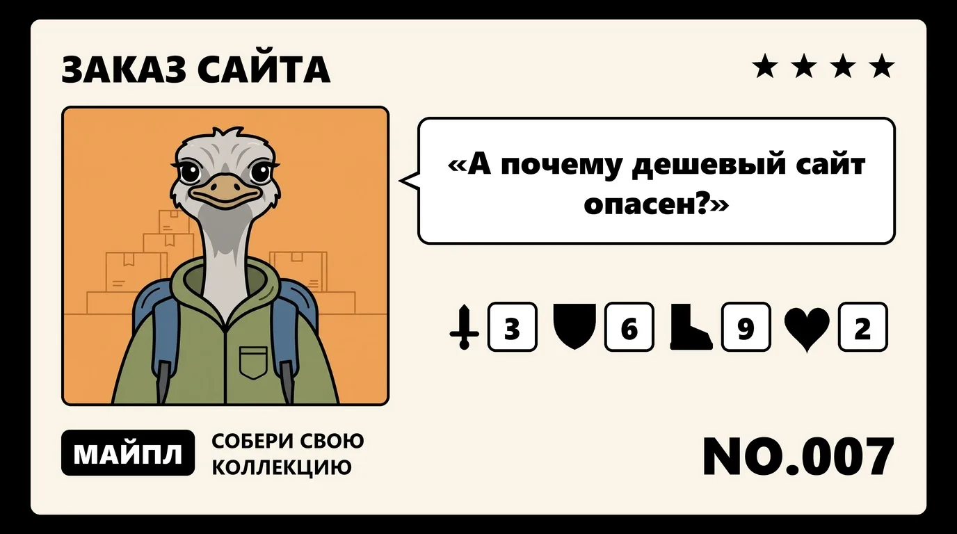 Сайт за 500 рублей на бирже