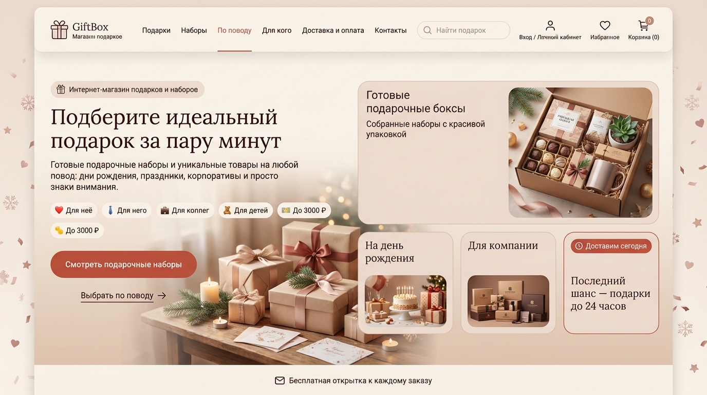 Интернет-магазин подарков