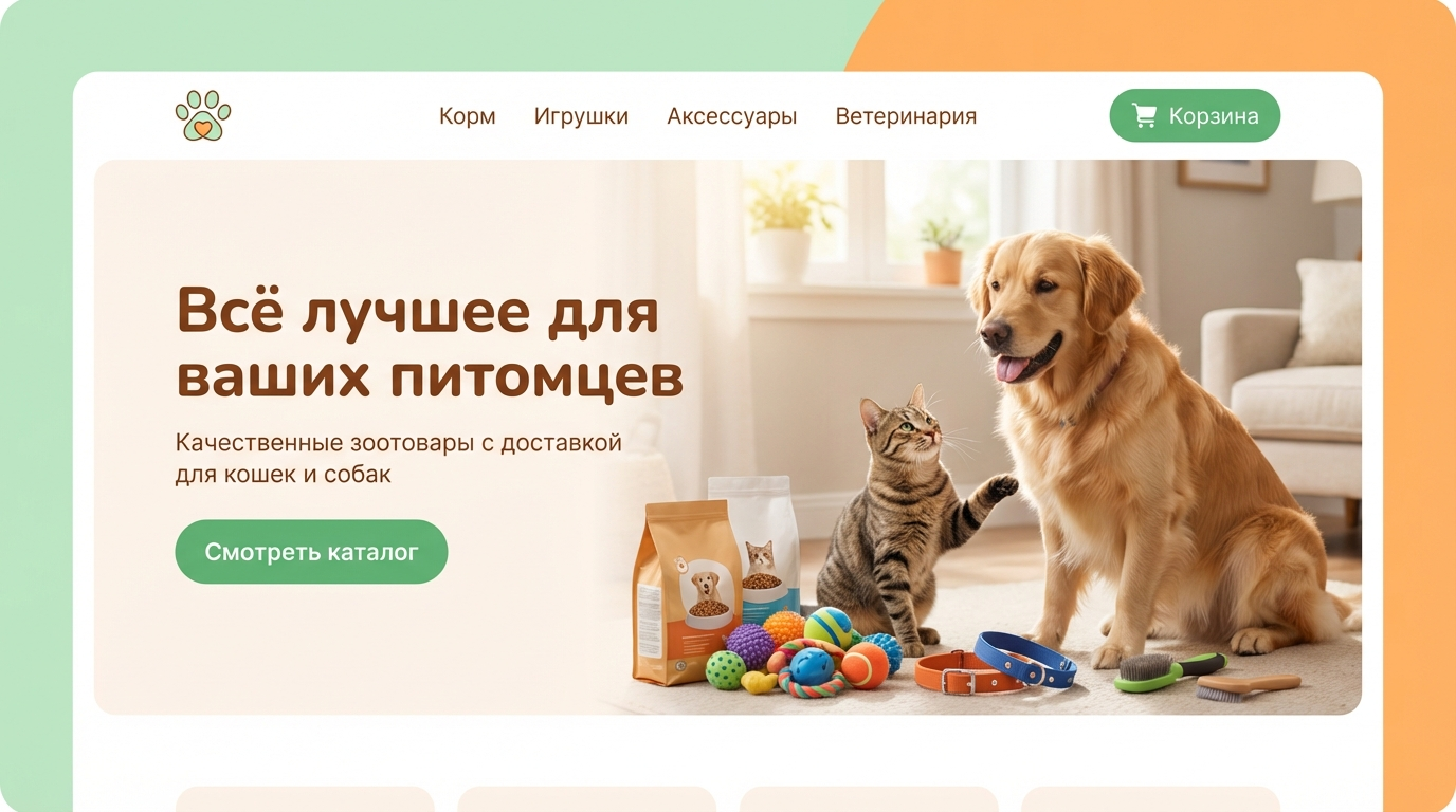 Интернет-магазин зоотоваров