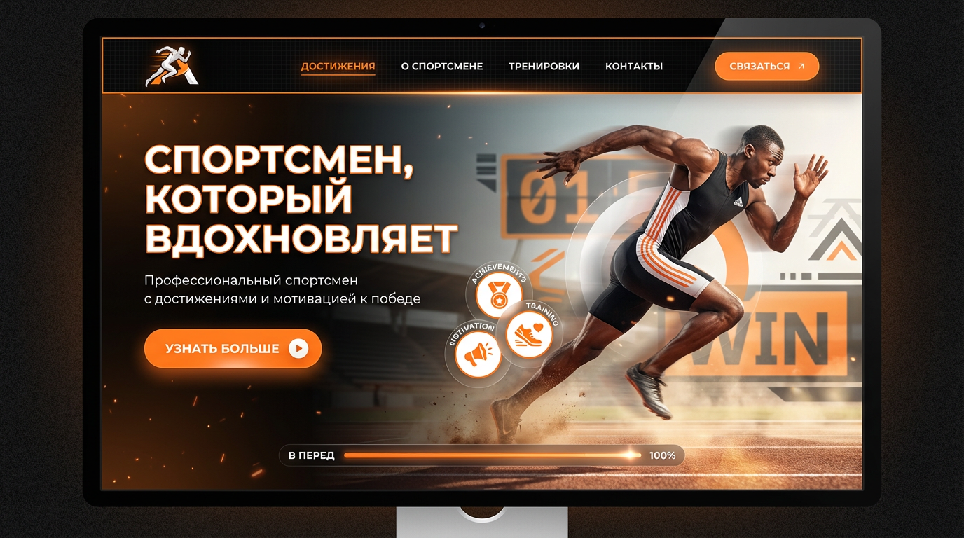 Сайт спортсмена