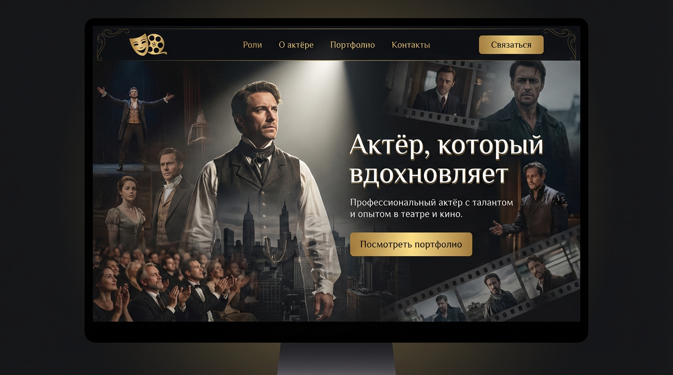 Сайт актёра