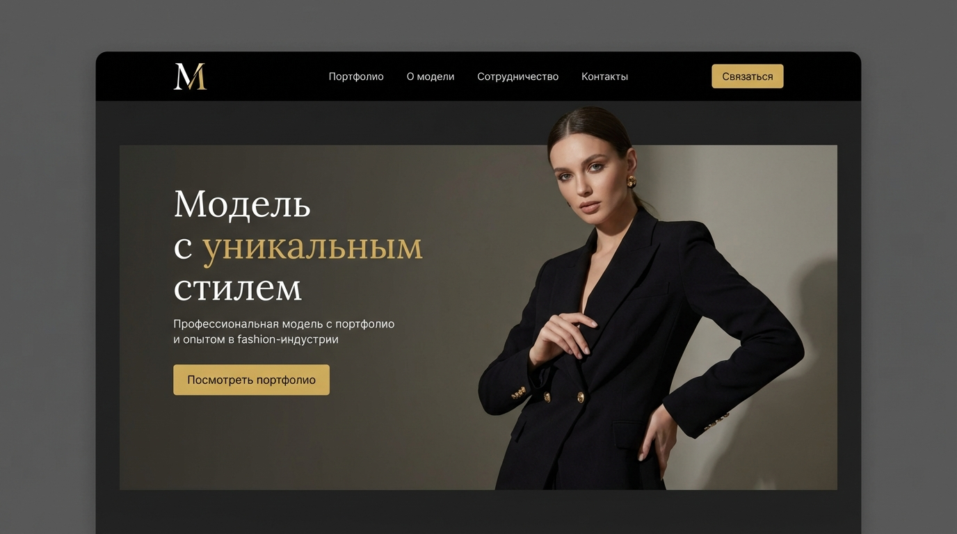 Сайт модели