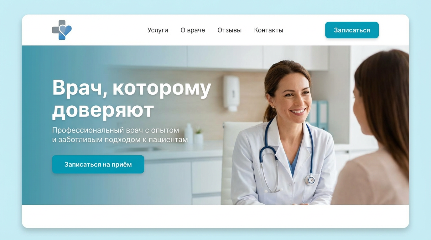 Личный сайт врача